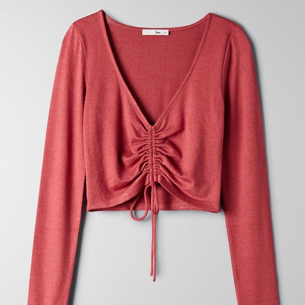 Wilfred Free from Aritzia lynx long-sleeve knit